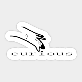 Curious Sticker